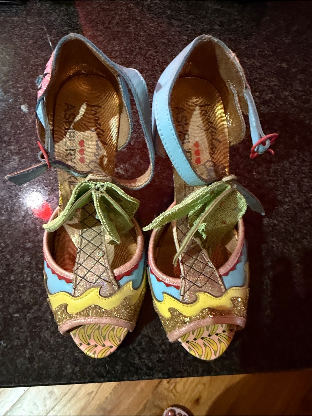 Colorful Women's Strappy Sandals with Bow Accent